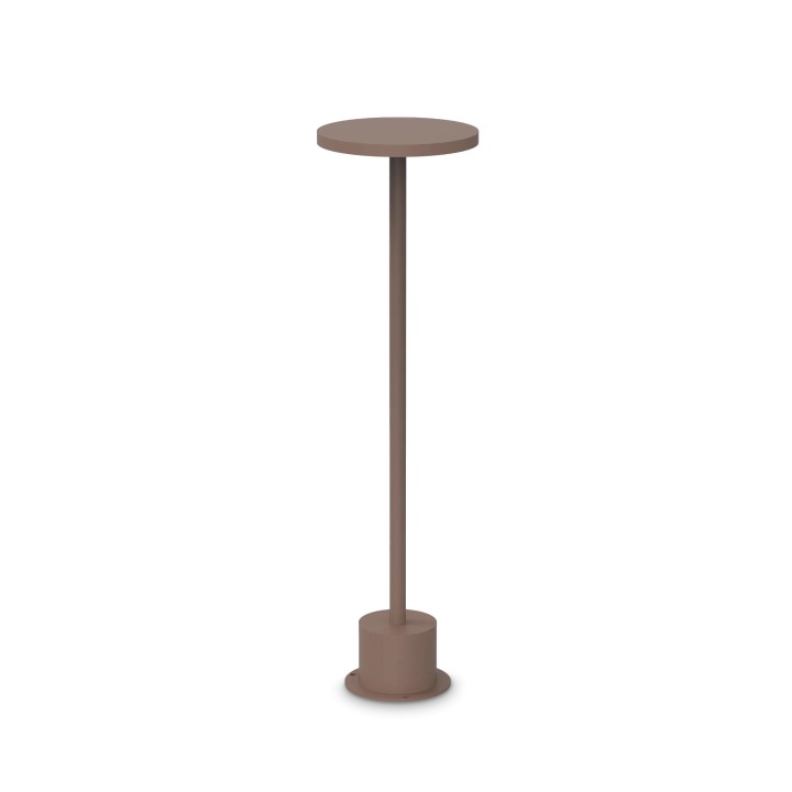 Toffee PT D160 H050 - Ideal Lux - lampa stojąca zewnętrzna – kolor Kawowy (coffee) (nr kat. 347844)