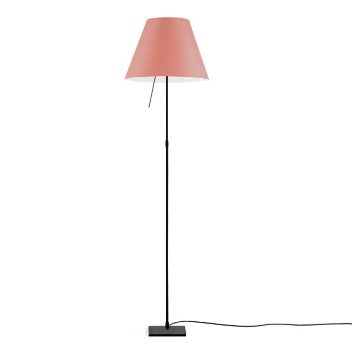 Costanza teleskopowa - Luceplan - lampa podłogowa – kolor Czarny (nr kat. LP-D13T-TELESCOPIC-BLACK-EDGY-P)
