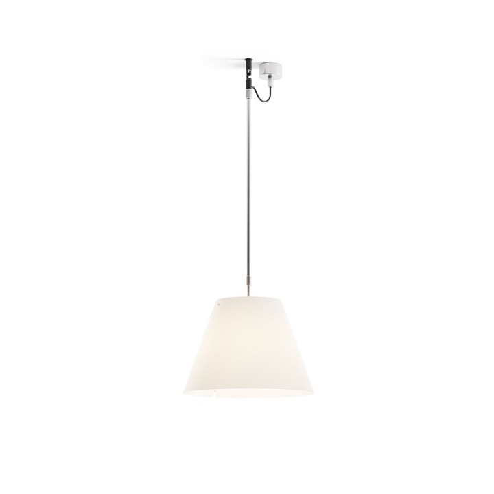 Costanza teleskopowa - Luceplan - lampa wisząca (nr kat. LP-D13S-TELESCOPIC-WHITE)