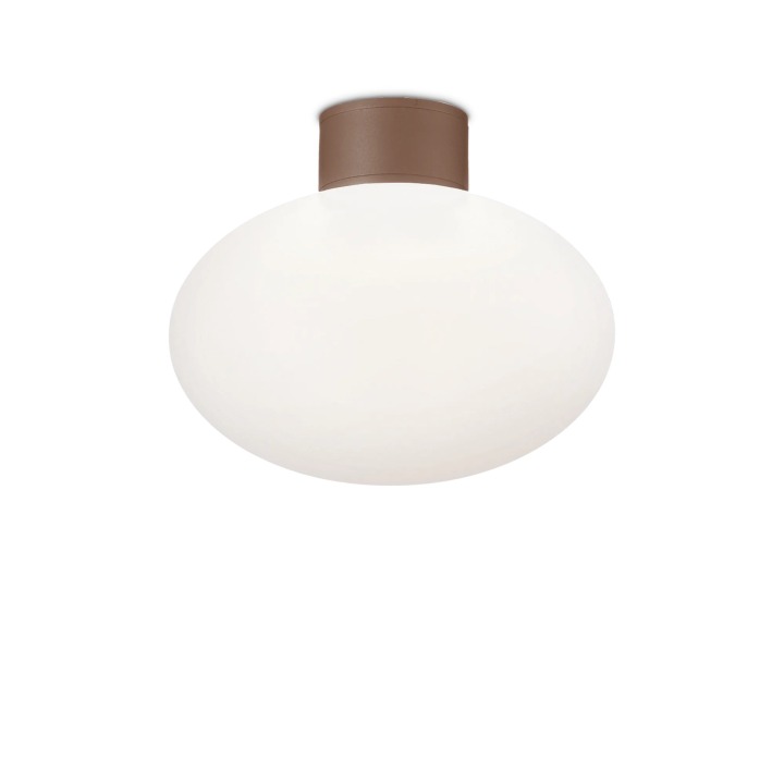 Clio MPL1 - Ideal Lux - plafon zewnętrzny – kolor Kawowy (coffee) (nr kat. 326795)