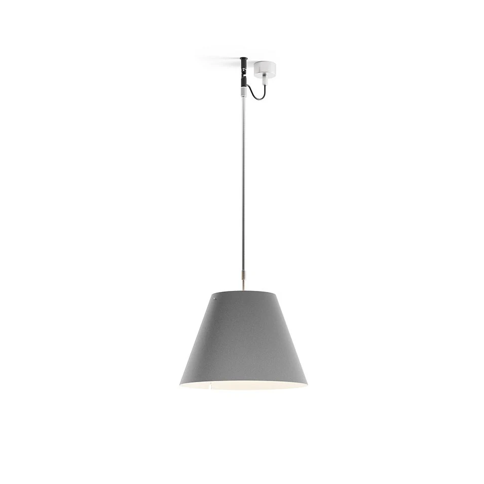Costanza teleskopowa - Luceplan - lampa wisząca (nr kat. LP-D13S-TELESCOPIC-CONCRE)