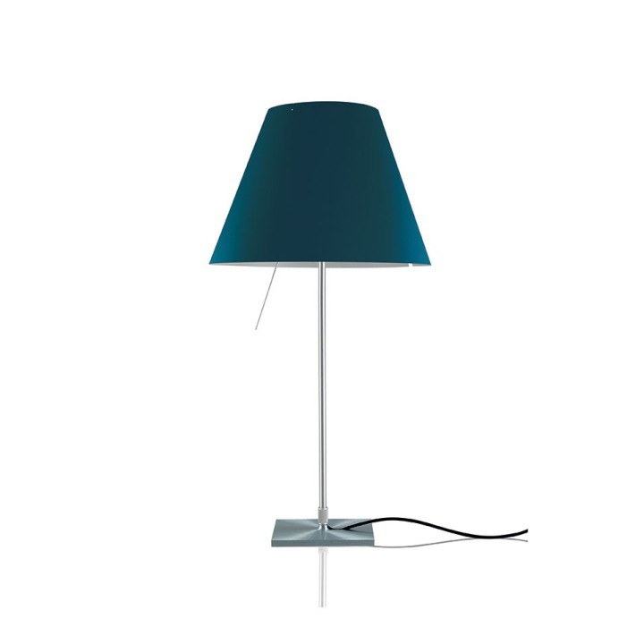 Costanza stała - Luceplan - lampa stołowa (nr kat. LP-D13IF-FIXED-PETROL-ON-OFF)