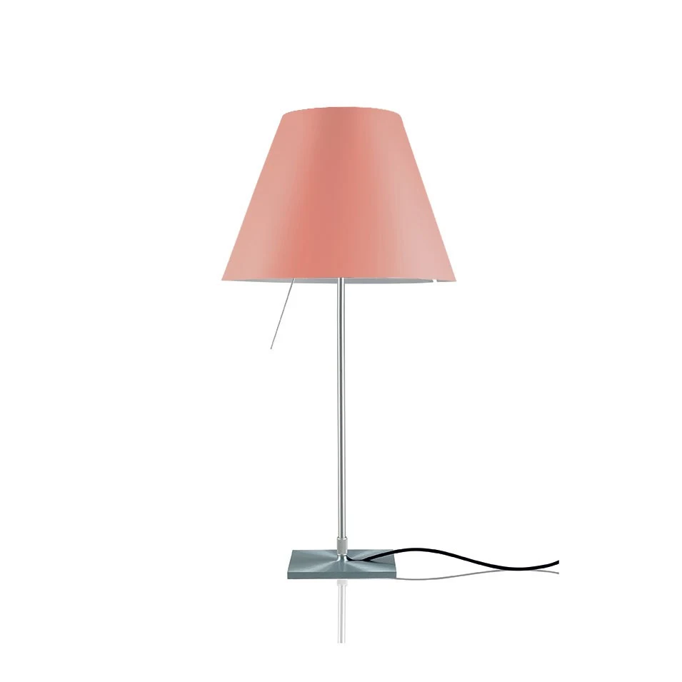 Costanza stała - Luceplan - lampa stołowa (nr kat. LP-D13IF-FIXED-EDGY-P-ON-OFF)