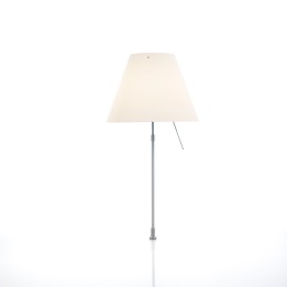 Costanza na trzpieniu montażowym - Luceplan - lampa stołowa (nr kat. LP-D13PT-FIXING-PIN-WHITE-ON-OFF)