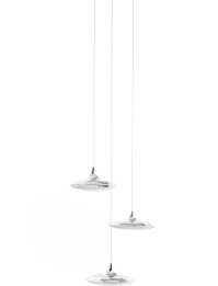 Lampin 17 Set 3 - Zieta - zestaw 3 × lampa wisząca – kolor Inox Polished (nr kat. ZE-LAMPIN-17-SET3-INX-40)