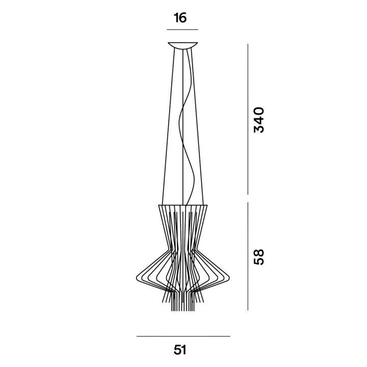 Allegretto Ritmico - Foscarini - lampa wisząca – zdjęcie 4