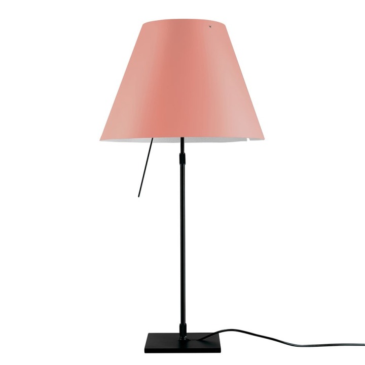 Costanza teleskopowa - Luceplan - lampa stołowa – kolor Czarny (nr kat. LP-D13-TELESCOPIC-BLACK-EDGY-P-O)