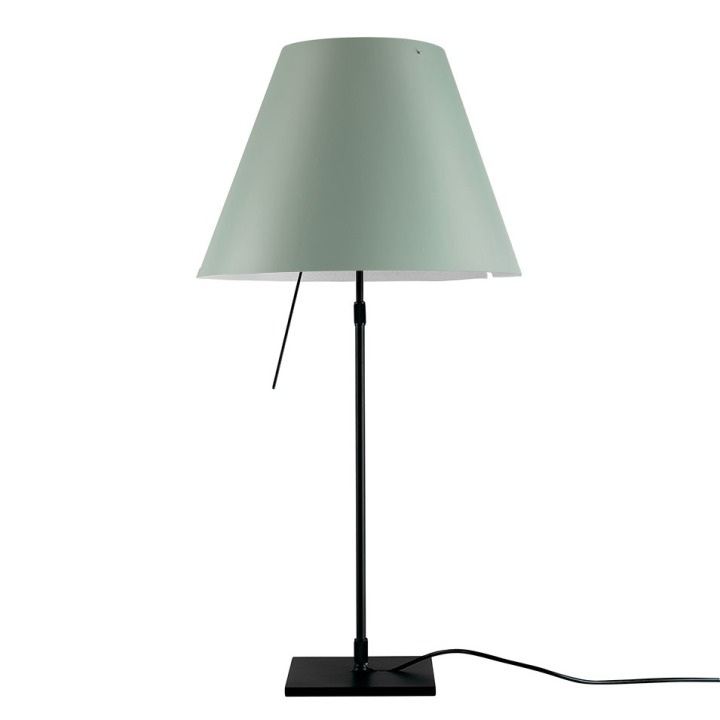 Costanza teleskopowa - Luceplan - lampa stołowa – kolor Czarny (nr kat. LP-D13-TELESCOPIC-BLACK-COMFOR-O)