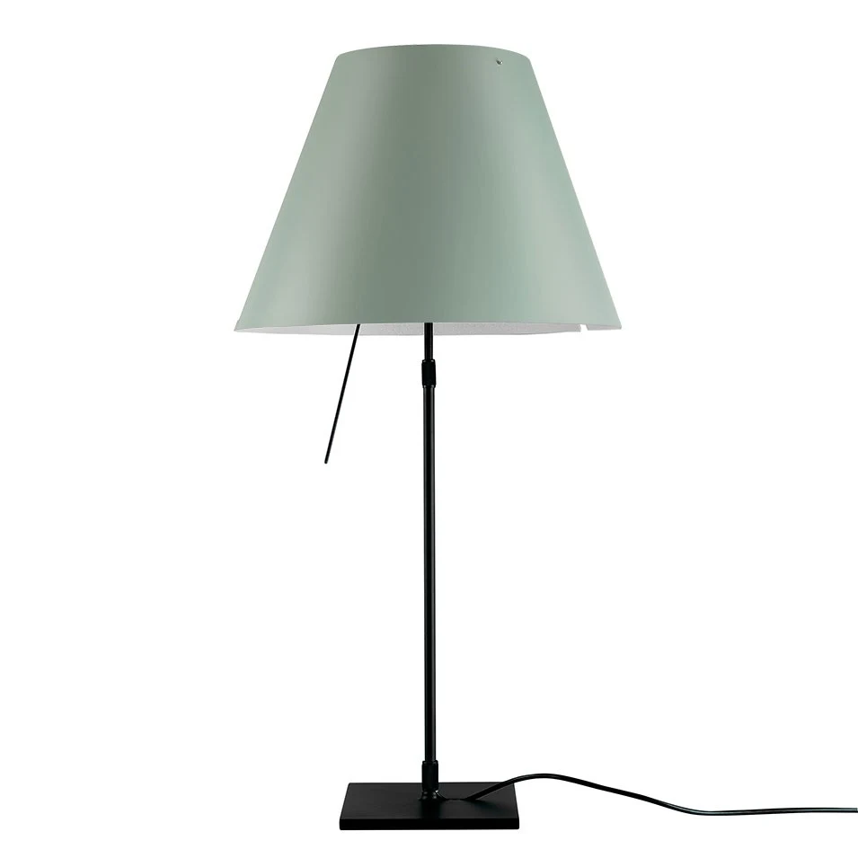 Costanza teleskopowa - Luceplan - lampa stołowa – kolor Czarny (nr kat. LP-D13-TELESCOPIC-BLACK-COMFOR-O)