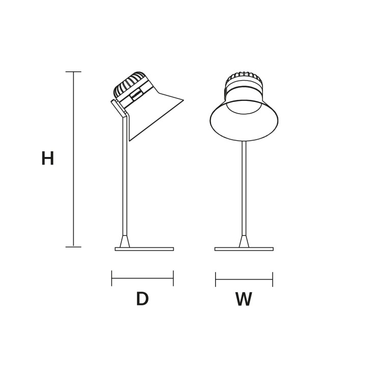 Cordea TL Portable - Masiero - lampa stołowa – zdjęcie 2
