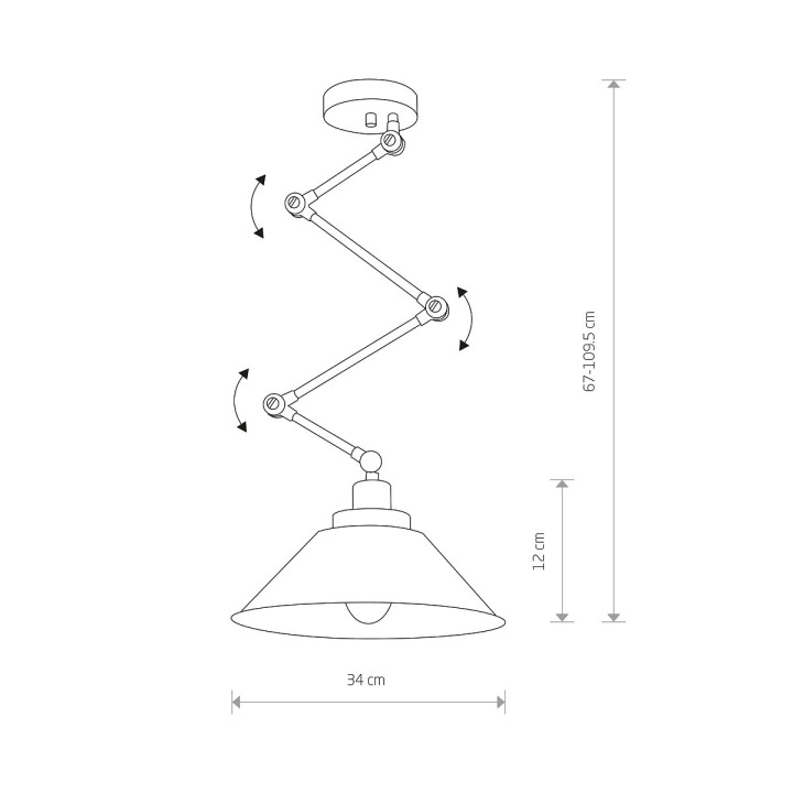 Lampa sufitowa PANTOGRAPH - Nowodvorski – zdjęcie 3