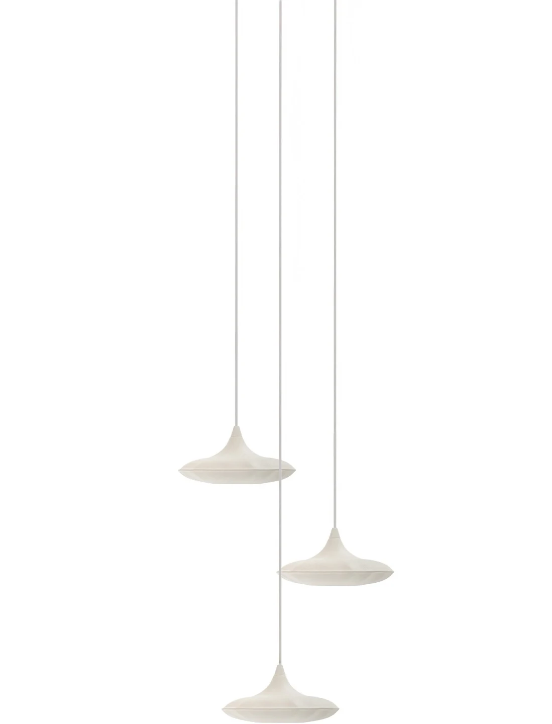 Lampin 17 Set 3 - Zieta - zestaw 3 × lampa wisząca – kolor White Matt 9010 (nr kat. ZE-LAMPIN-17-SET3-WHT-40)