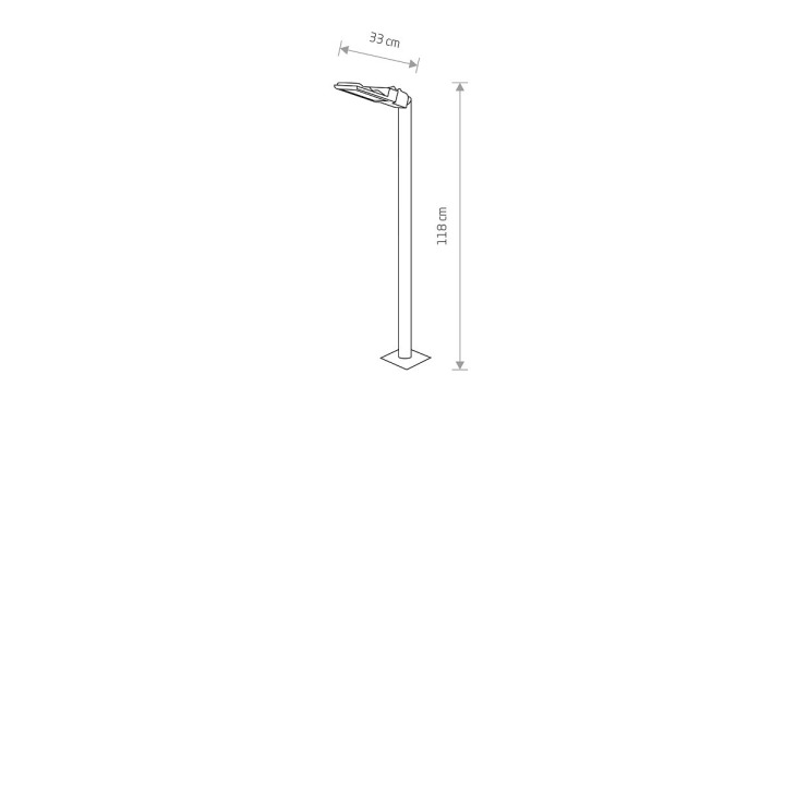 Lampa stojąca PATHWAY LED S - Nowodvorski – zdjęcie 3