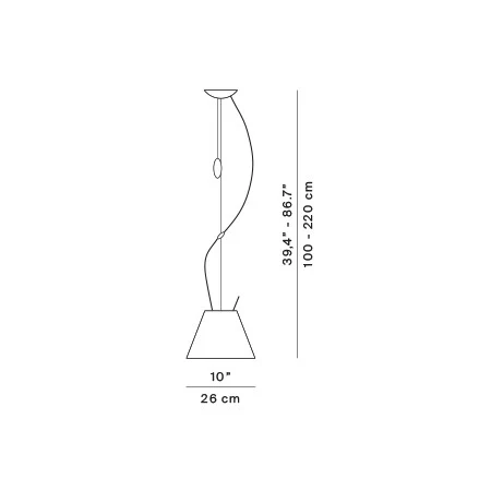 Costanzina - Luceplan - lampa wisząca – zdjęcie 6
