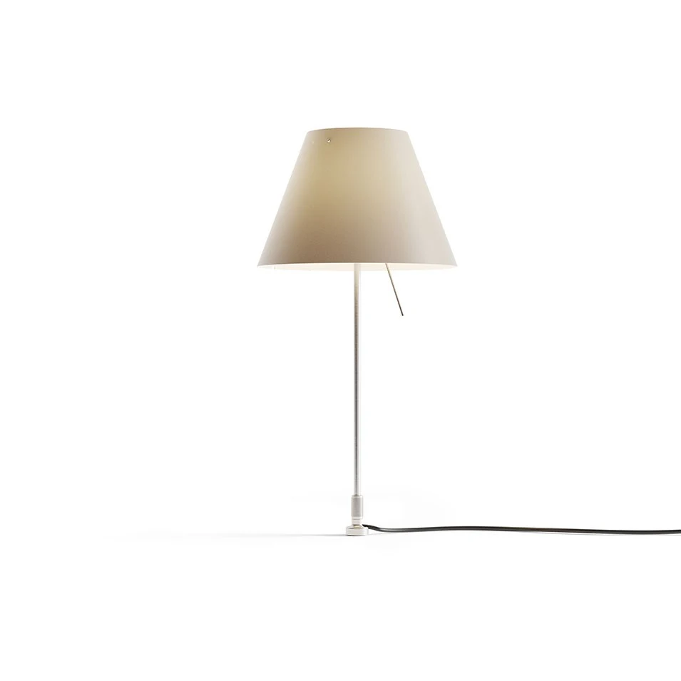Costanzina na trzpieniu montażowym - Luceplan - lampa stołowa (nr kat. LP-D13PIPT-FIXING-PIN-SHADED)