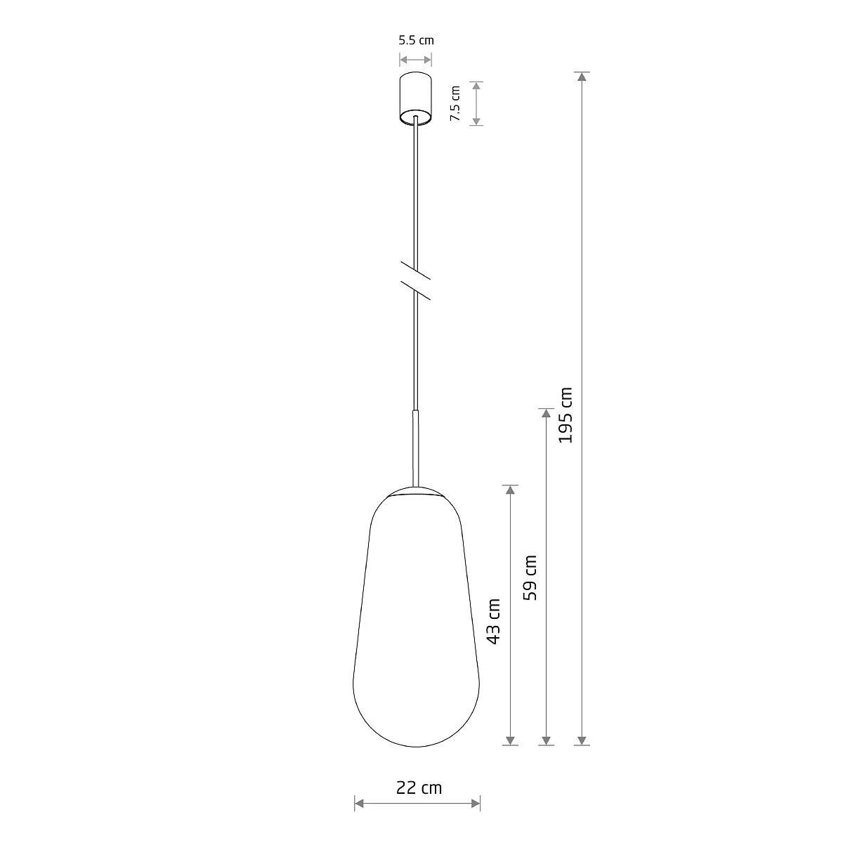 Lampa wisząca PEAR L - Nowodvorski – zdjęcie 7