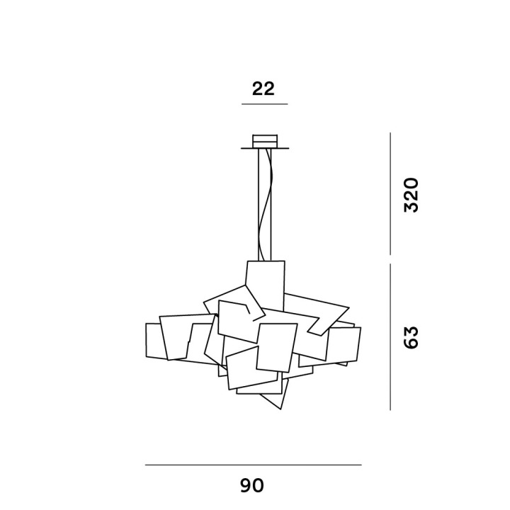 Big Bang - Foscarini - lampa wisząca – zdjęcie 6