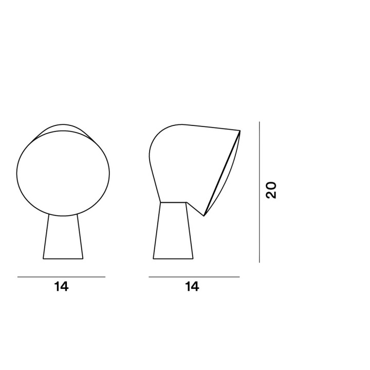 Binic - Foscarini - lampa stołowa – zdjęcie 9