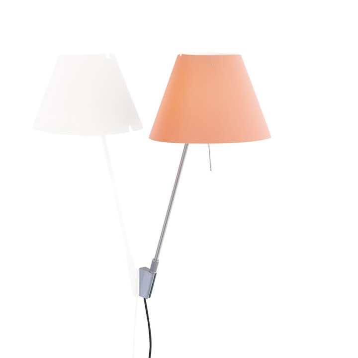 Costanzina - Luceplan - kinkiet – kolor Aluminium (nr kat. LP-D13API-ALU-EDGY-P)