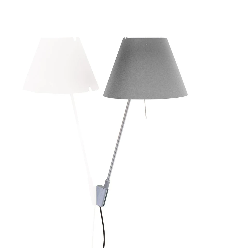 Costanzina - Luceplan - kinkiet – kolor Aluminium (nr kat. LP-D13API-ALU-CONCRE)
