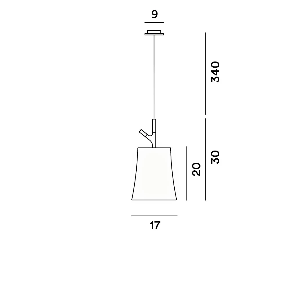 Birdie Piccola - Foscarini - lampa wisząca – zdjęcie 3