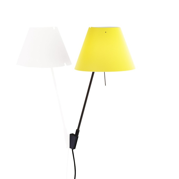 Costanzina - Luceplan - kinkiet – kolor Czarny (nr kat. LP-D13API-BLACK-SMART)