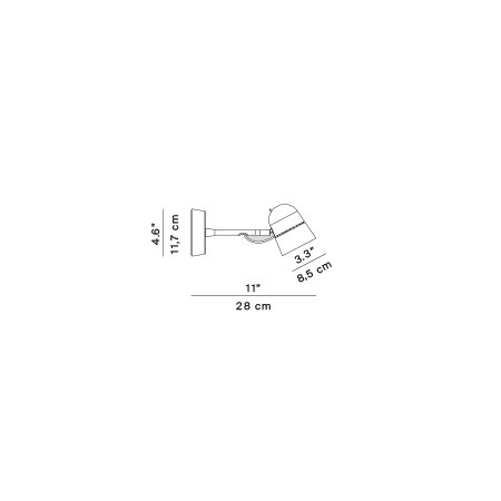 Counterbalance Spot - Luceplan - lampa sufitowo-ścienna – zdjęcie 5