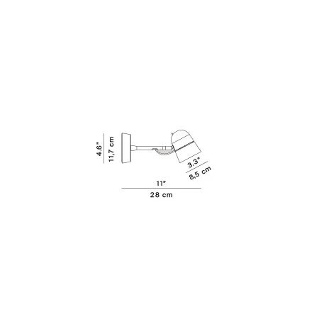 Counterbalance Spot - Luceplan - lampa sufitowo-ścienna – zdjęcie 5