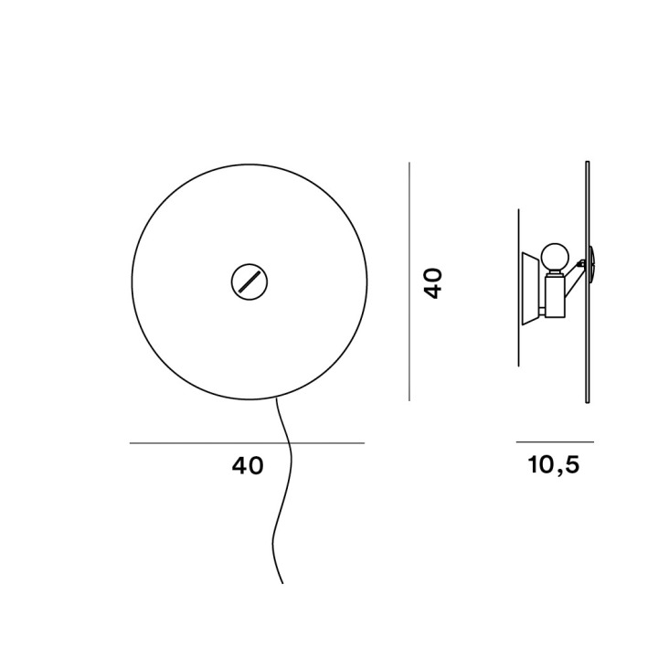 Bit 3 - Foscarini - kinkiet – zdjęcie 3