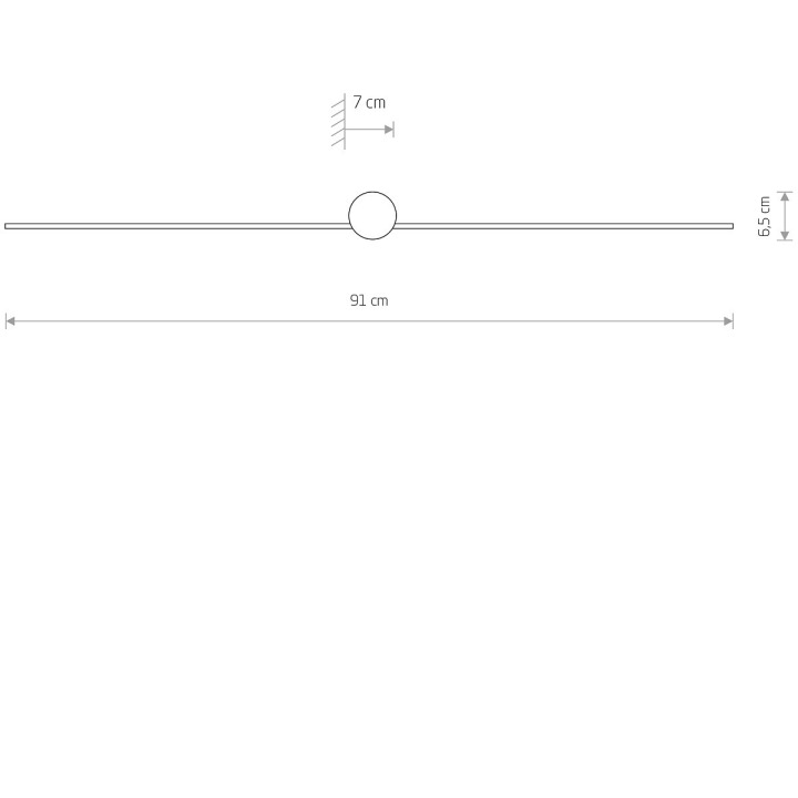 Lampa ścienna PIN LED M - Nowodvorski – zdjęcie 6