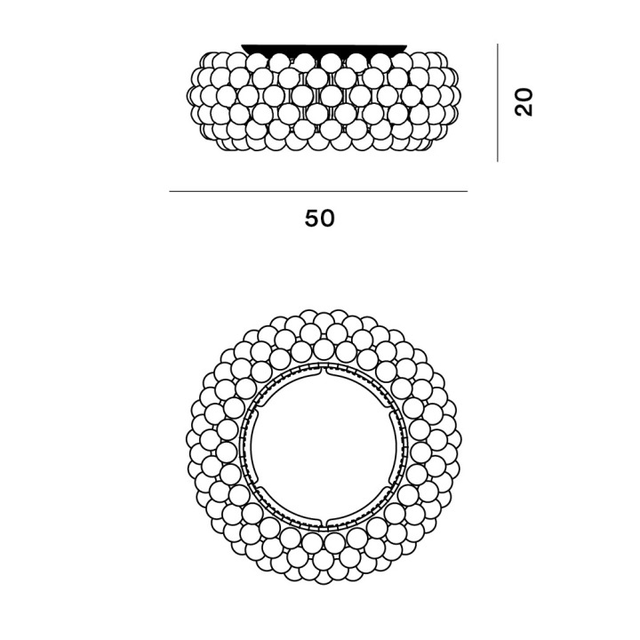 Caboche Plus - Foscarini - plafon – zdjęcie 9
