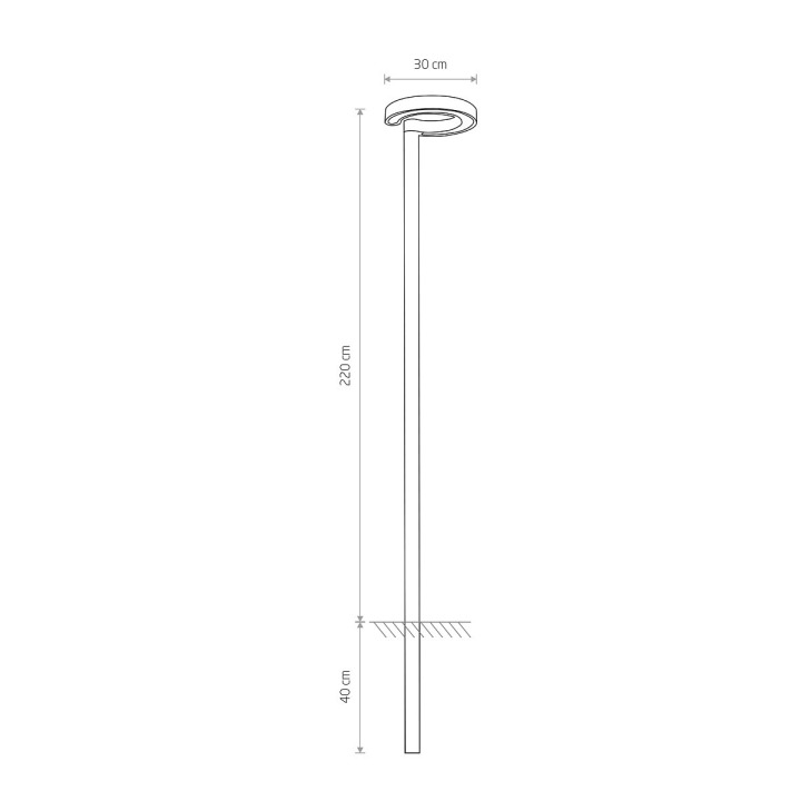 Lampa stojąca POLE LED I - Nowodvorski – zdjęcie 3