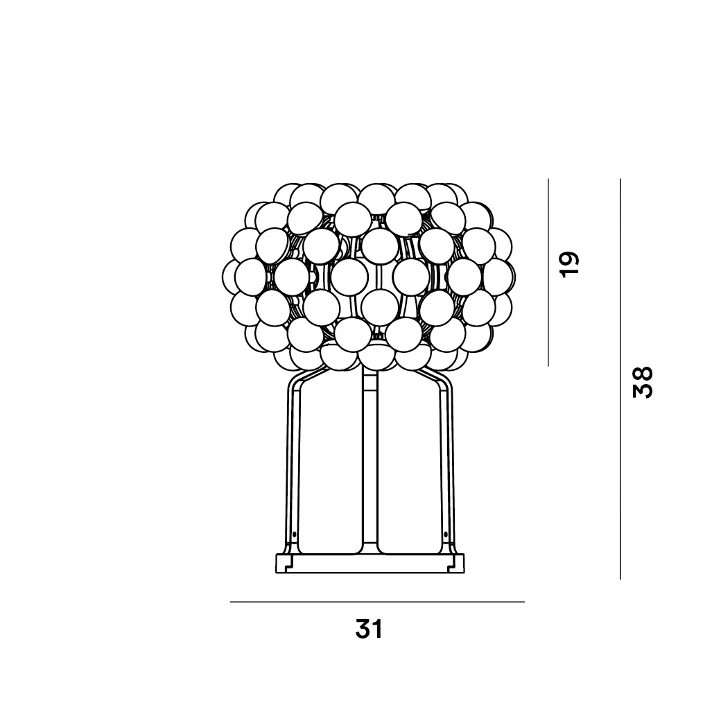 Caboche Plus - Foscarini - lampa stołowa – zdjęcie 5