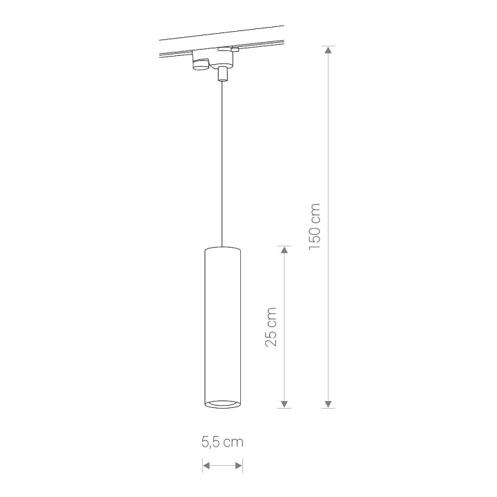 Lampa wisząca PROFILE EYE do 1-obwodowego systemu szynowego - Nowodvorski – zdjęcie 3