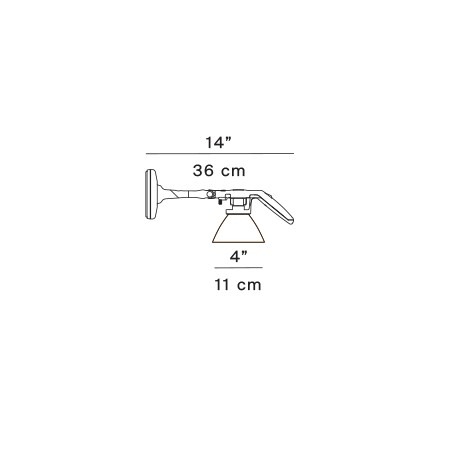 Fortebraccio Spot Ø 11 cm - Luceplan - lampa sufitowo-ścienna – zdjęcie 5