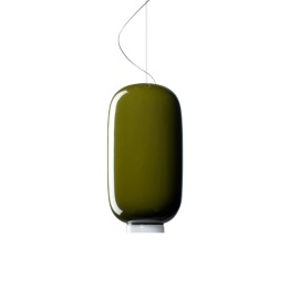 Chouchin 2 - Foscarini - lampa wisząca – kolor Zielony (nr kat. FN210072E_40)