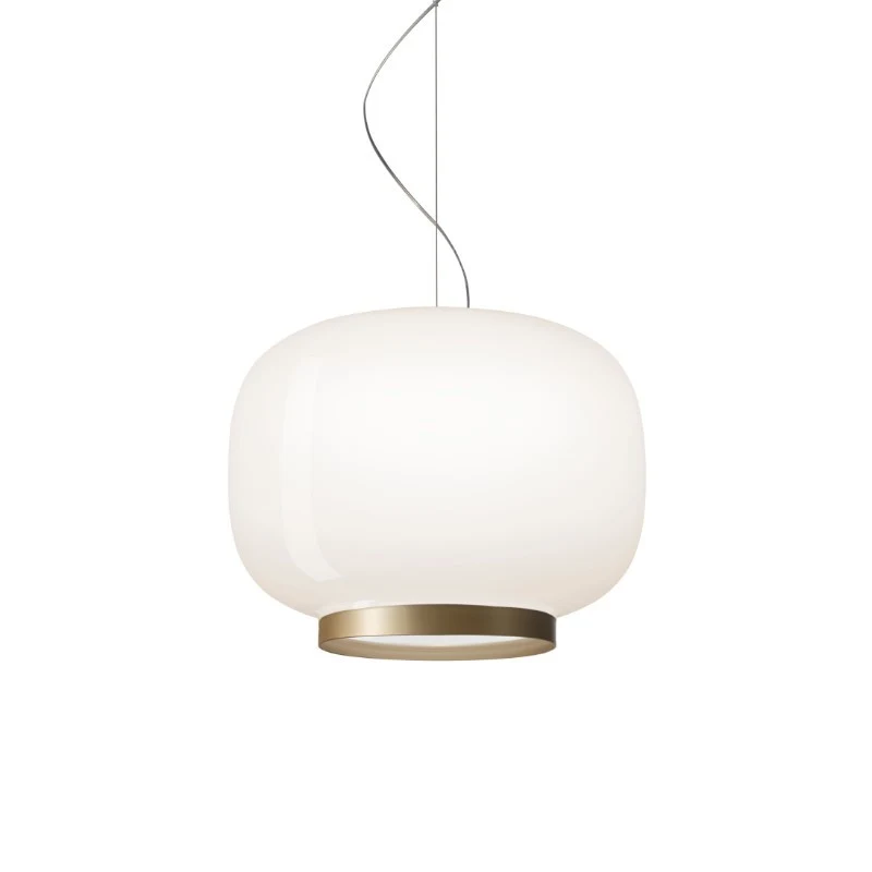 Chouchin 1 Reverse - Foscarini - lampa wisząca – kolor Biało-złoty (nr kat. FN210071E_01)