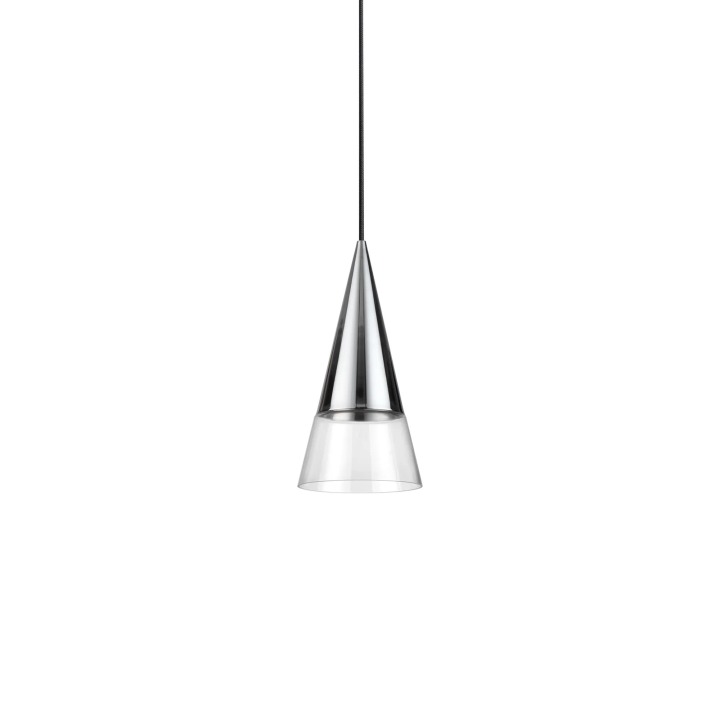 Cono SP1 - Ideal Lux - lampa wisząca – kolor Chrom (nr kat. 321462)