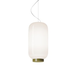 Chouchin 2 Reverse - Foscarini - lampa wisząca – kolor Biało-zielony (nr kat. FN210072LD_04)