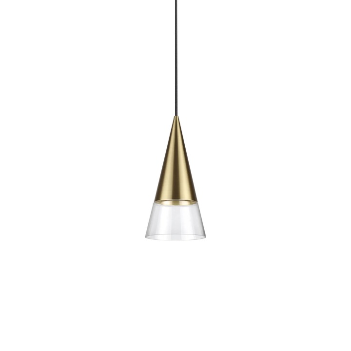 Cono SP1 - Ideal Lux - lampa wisząca – kolor Mosiądz (nr kat. 321479)