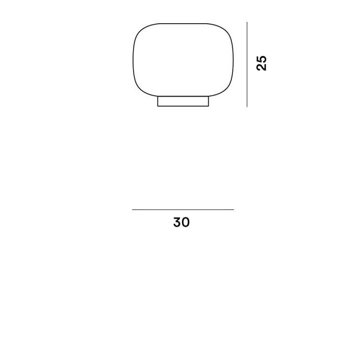 Chouchin 3 Bianco - Foscarini - plafon – zdjęcie 4