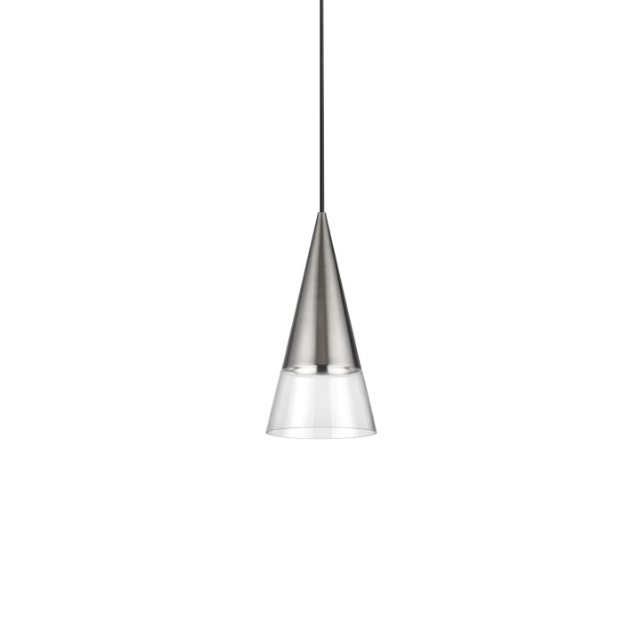 Cono SP1 - Ideal Lux - lampa wisząca – kolor Nikiel (nr kat. 322803)