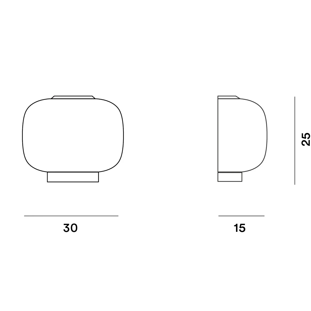 Chouchin Semi - Foscarini - kinkiet – zdjęcie 6