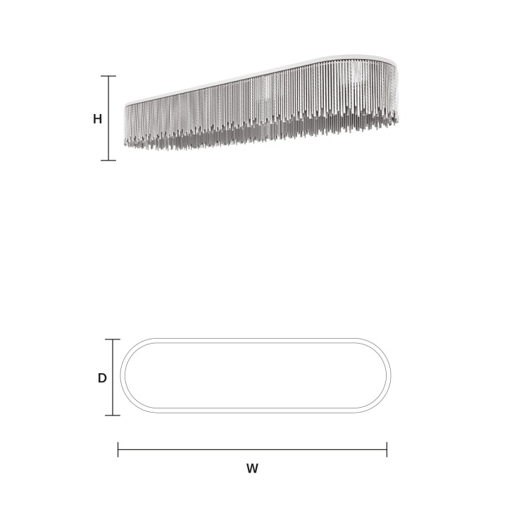 Lustralis O4 SNG - Masiero - żyrandol – zdjęcie 2