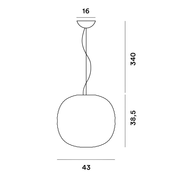 Gem - Foscarini - lampa wisząca – zdjęcie 6