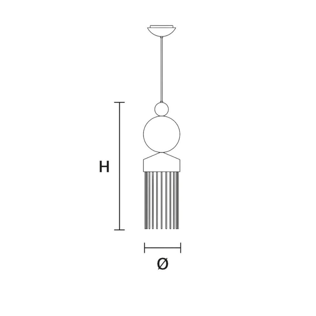 Nappe Xm3 - Masiero - lampa wisząca – zdjęcie 2