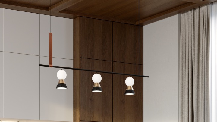BŌZU S3 LN Sospensione - Masiero - lampa wisząca – zdjęcie 9