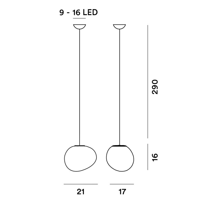 Gregg Midi - Foscarini - lampa wisząca – zdjęcie 5