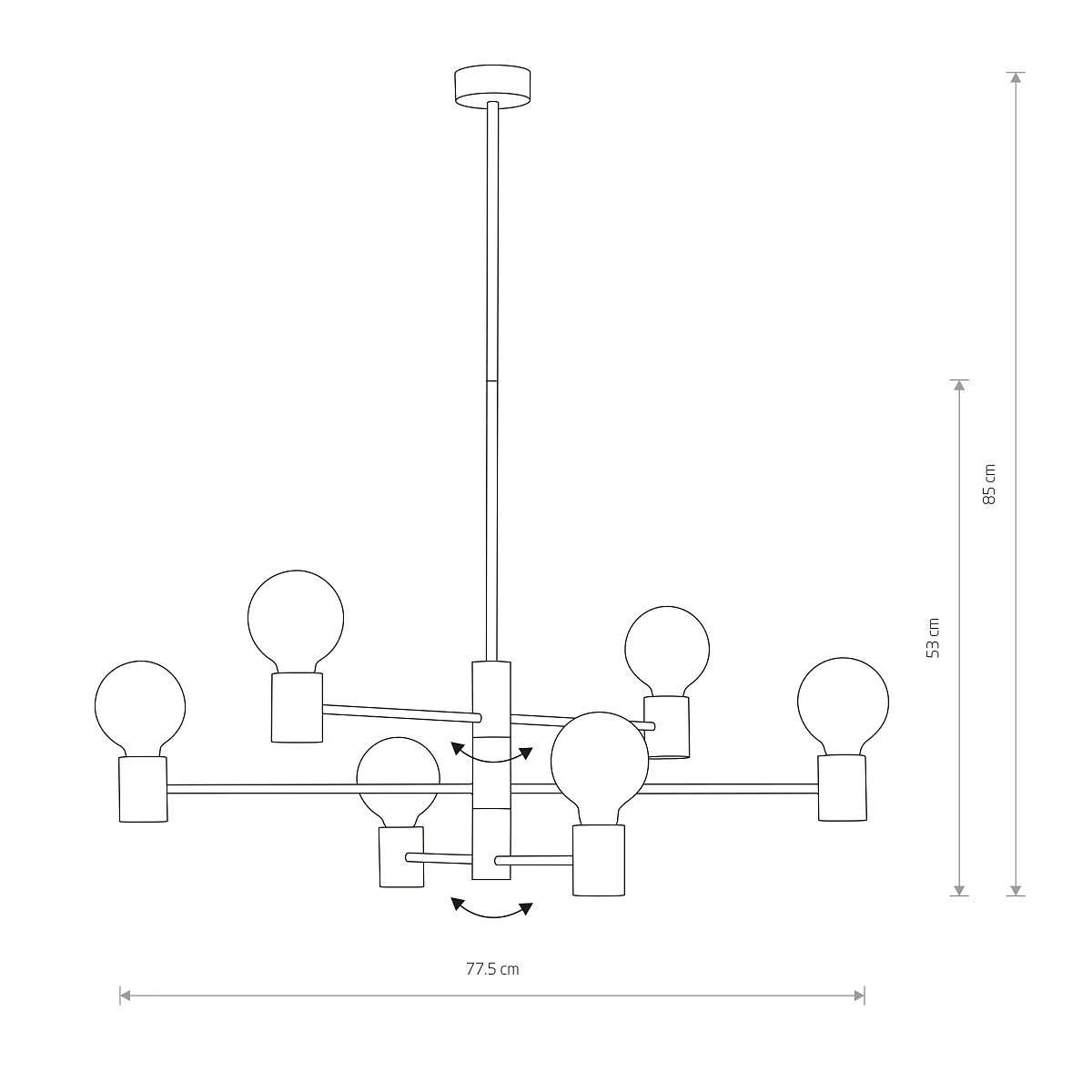 Plafon RADIUS VI - Nowodvorski – zdjęcie 5