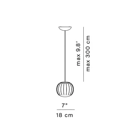Lita 18 - Luceplan - lampa wisząca – zdjęcie 6